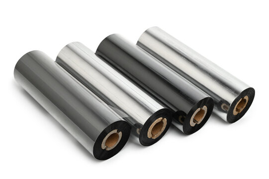 Roll wax ribbon for thermal transfer printer in core