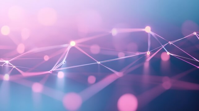 Abstract network connection digital data transfer technology