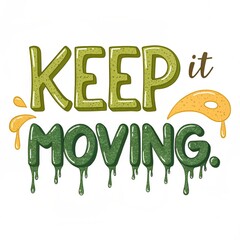Trendy Commercial Slogans with Stunning Visual Design in liquid style 