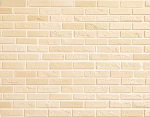 Obraz premium Light beige brick wall background
