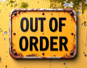 out of order sign printable
