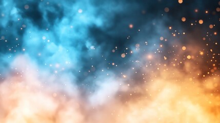 Abstract background with fire and smoke effect graphic design element