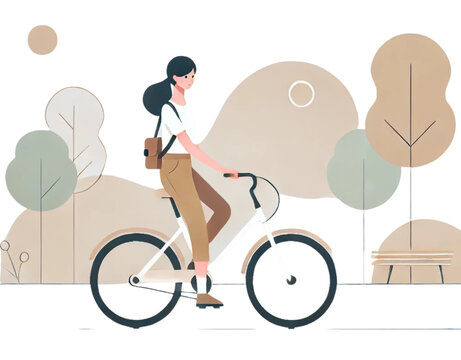 girl on bike