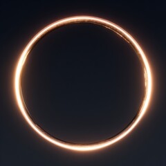 Luminous circular abstraction with gradient glow creates a mesmerizing visual effect