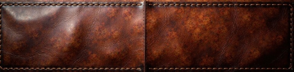 Deep brown leather, rich texture, subtle grain , smooth, vintage background