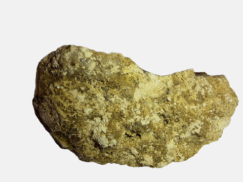 Vesuvianite isolated on white background
