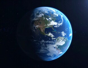 Earth from space, detailed view (2)