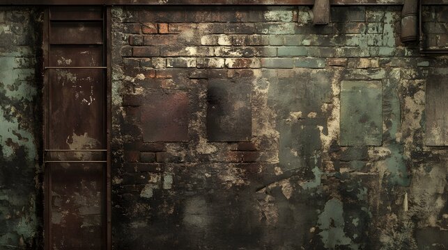 old abandoned building - Powered by Adobe