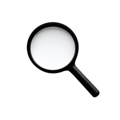 Black magnifying glass