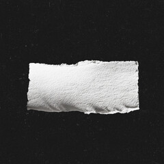 white torn paper