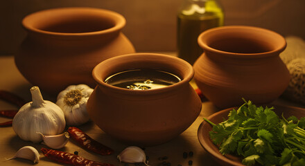 Fototapeta premium still life with spices