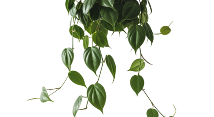 Philodendron hängend, transparenter Hintergrund, png