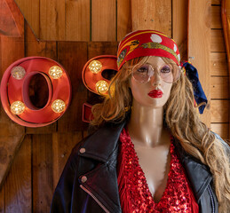 Elegant modern female mannequin