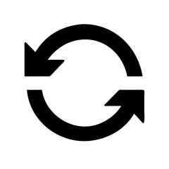 Sync Icon &ndash; Synchronize Data Refresh Loop Arrow Vector Design