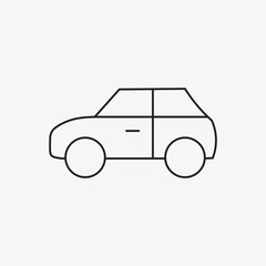 Car Automobile Outline Icon  Vehicle, Transport And Automotive Symbol