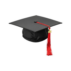 Graduation Cap – Academic Mortarboard – White Background PNG