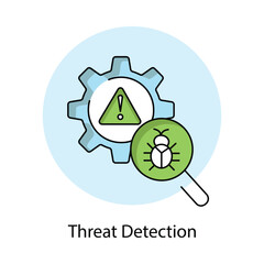 Threat Detection Icon. Vector Design