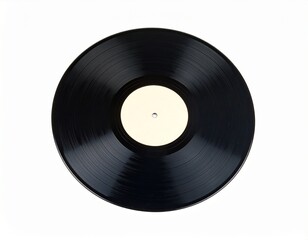 Obraz premium A vintage vinyl record set against a transparent background.