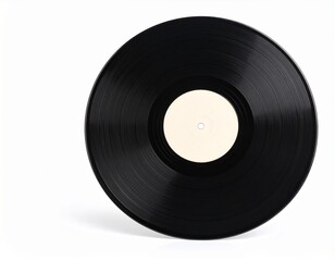 Obraz premium A vintage vinyl record set against a transparent background.