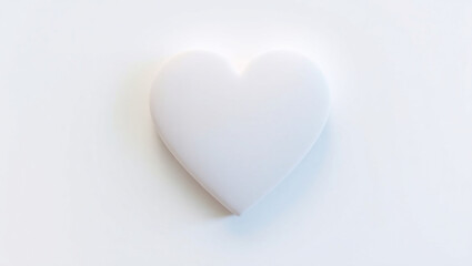 white paper heart