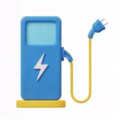 Electric Vehicle Charging Station Icon