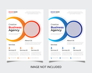 corporate business flyer, professional business flyer, modern flyer design, company flyer template