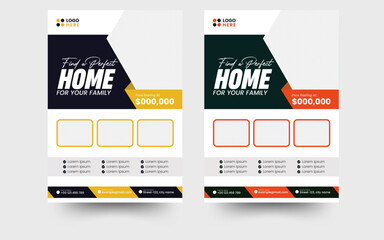 Real Estate Business Flyer Template, Property Sale Flyer Design, Real Estate Flyer Design bundle, property sale flyer, Real Estate Flyer Template Design Vector.