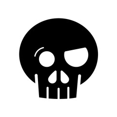 Cute funny skull.