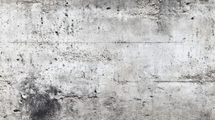 Fototapeta premium The concrete wall displays a rugged, weathered texture with dark stains, illustrating the passage of time and exposure to elements in an urban setting.