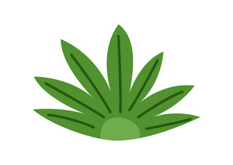 Childrens cartoon bush of grass. Vector illustration. © Ирина Яшкирева