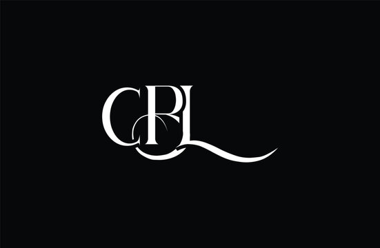 Initial CBL letter logo design. Elegant Monogram Logo Design with Decorative Elements and Typography
