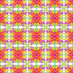 seamless pattern with flowers