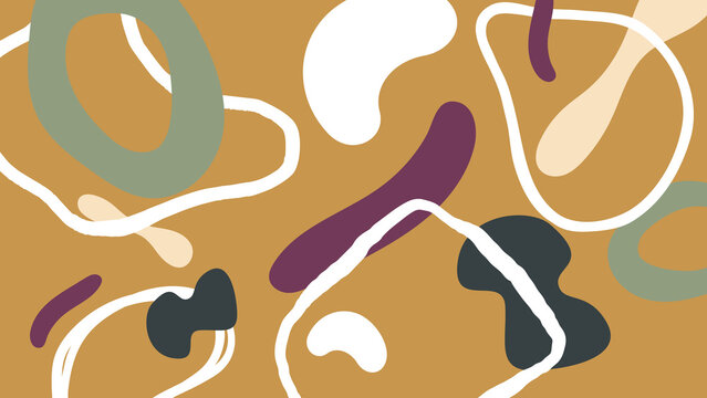 Creative ochre abstract background