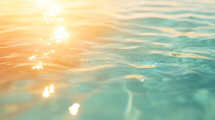 Sunlit water ripples texture abstract marine environment background