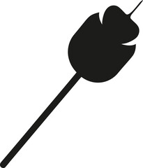 lollipop on white background