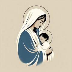 Ilustra&ccedil;&atilde;o de Nossa Senhora da Natividade