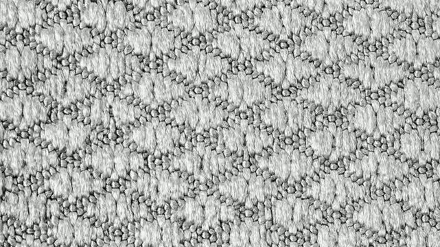 gray cotton fabric with an interesting pattern