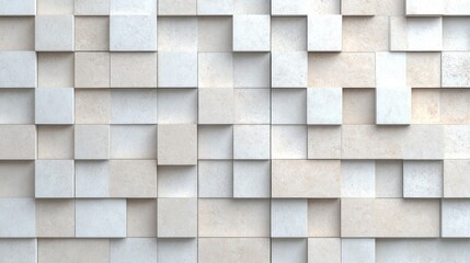 Abstract stone cube background texture design