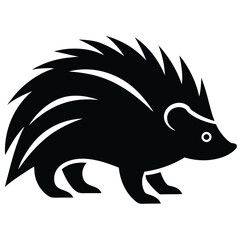 porcupine vector icon