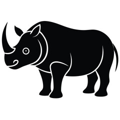 rhinoceros vector icon