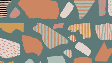 Abstract collage stone background