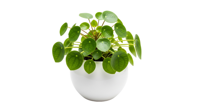 Pilea – Chinesischer Geldbaum, transparenter Hintergrund, png