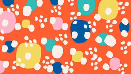 Colorful artistic orange background