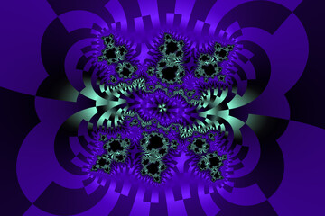 abstract colorful background. Fractal pattern G. Geometric mosaic. Textured, shiny, ornamemental ...