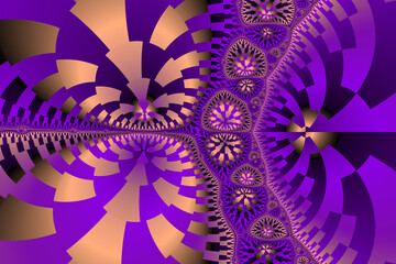 abstract colorful background. Fractal pattern H. Geometric mosaic. Textured, shiny, ornamemental ...