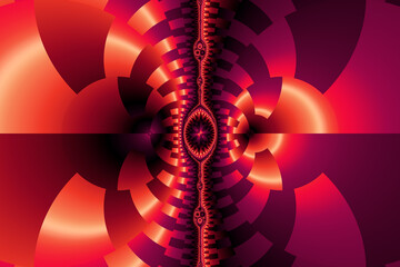 abstract colorful background. Fractal pattern E. Geometric mosaic. Textured, shiny, ornamemental ...