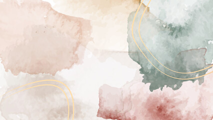 Soft watercolor abstract background