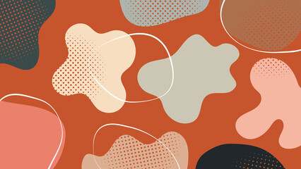 Retro warm abstract background