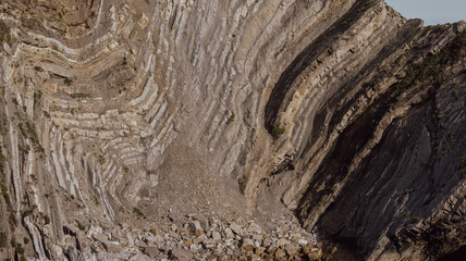 Rock on the Jurassic Coast, Dorset, England