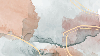 Calm abstract watercolor background